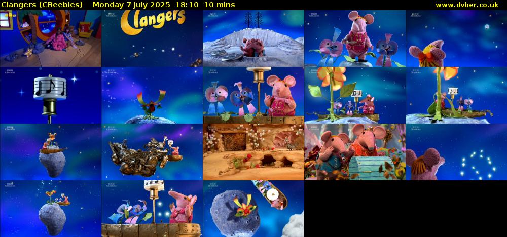 Clangers (CBeebies) Monday 7 July 2025 18:10 - 18:20