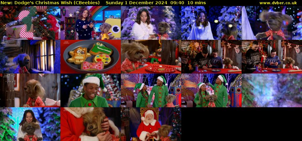 Dodge's Christmas Wish (CBeebies) Sunday 1 December 2024 09:40 - 09:50