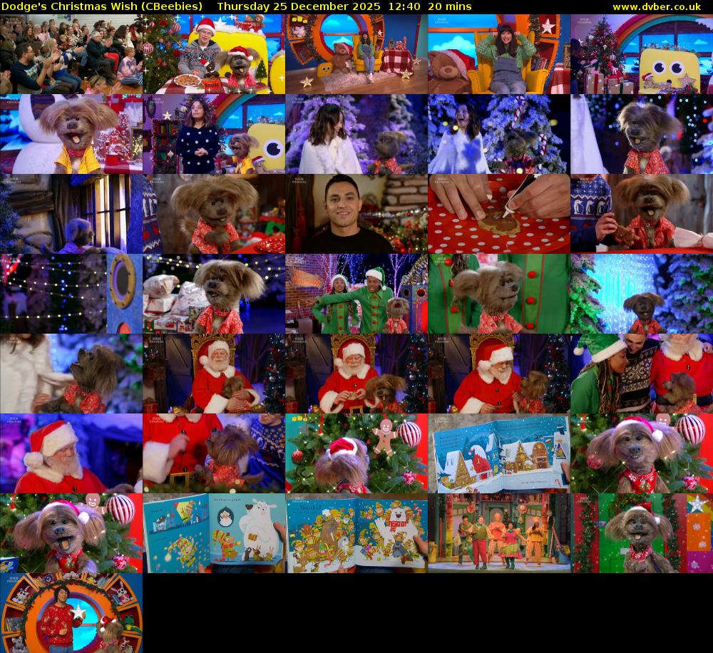 Dodge's Christmas Wish (CBeebies) Thursday 25 December 2025 12:40 - 13:00