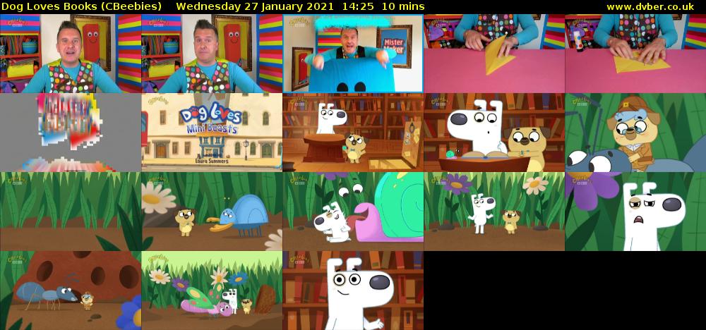 Dog Loves Books (CBeebies) Wednesday 27 January 2021 14:25 - 14:35