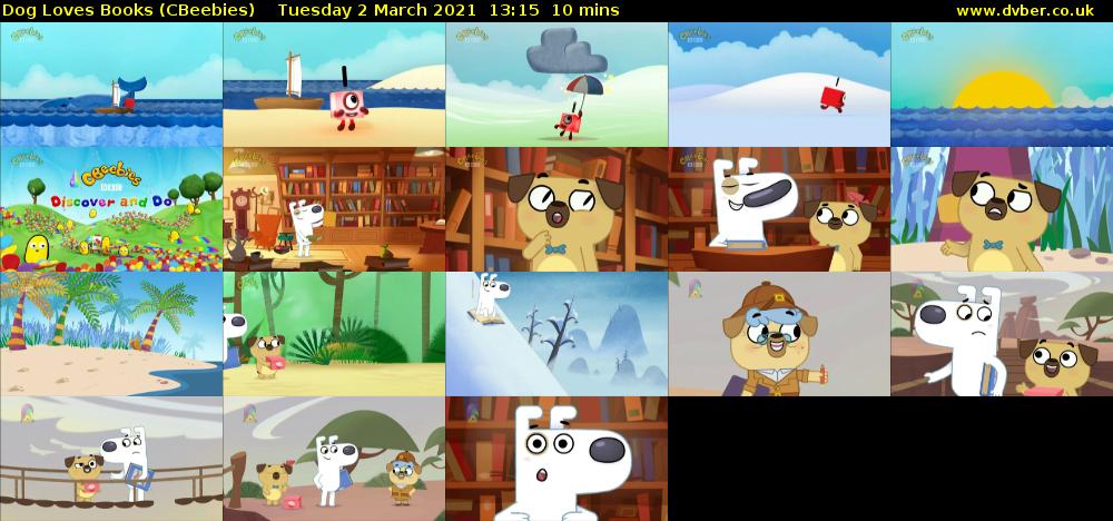 Dog Loves Books (CBeebies) Tuesday 2 March 2021 13:15 - 13:25