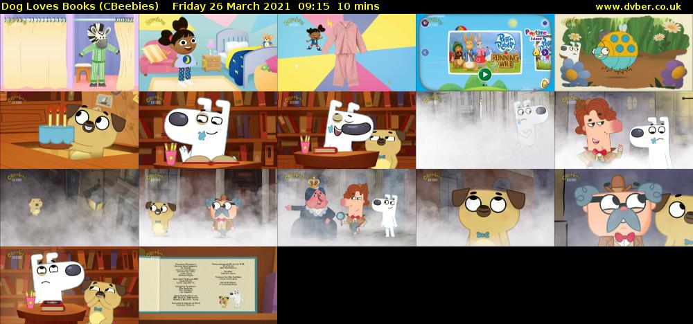 Dog Loves Books (CBeebies) Friday 26 March 2021 09:15 - 09:25