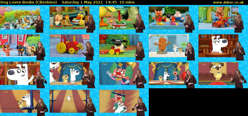 Dog Loves Books (CBeebies) Saturday 1 May 2021 14:45 - 14:55