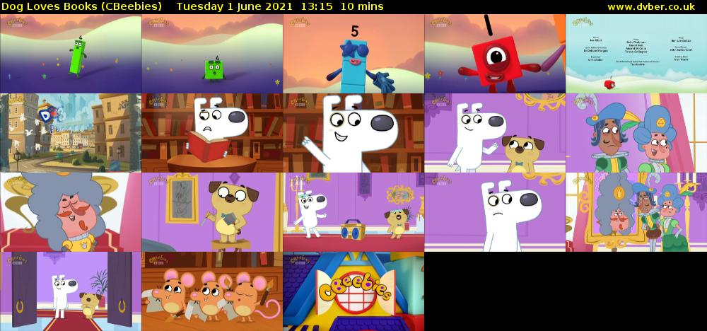 Dog Loves Books (CBeebies) Tuesday 1 June 2021 13:15 - 13:25