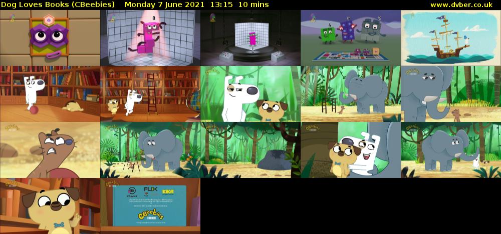 Dog Loves Books (CBeebies) Monday 7 June 2021 13:15 - 13:25