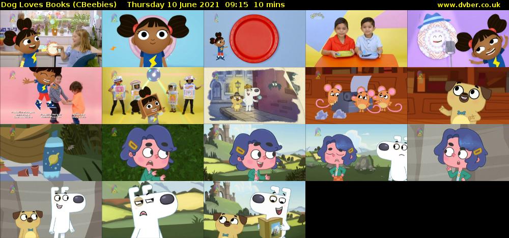 Dog Loves Books (CBeebies) Thursday 10 June 2021 09:15 - 09:25