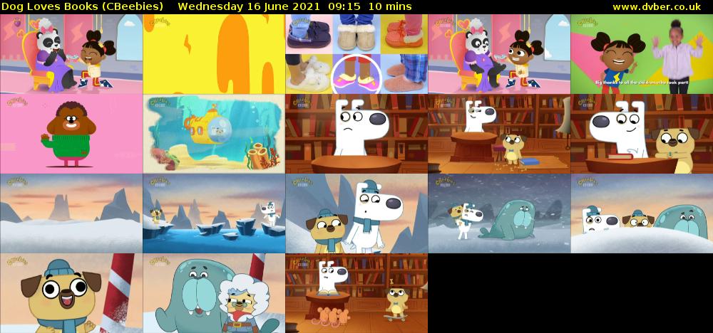 Dog Loves Books (CBeebies) Wednesday 16 June 2021 09:15 - 09:25