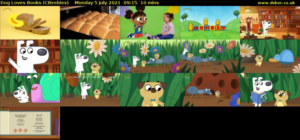 Dog Loves Books (CBeebies) Monday 5 July 2021 09:15 - 09:25