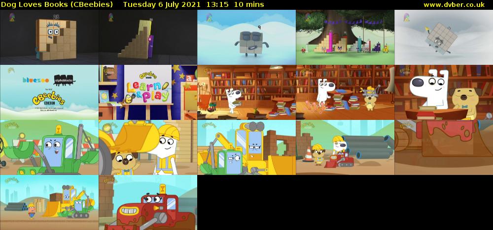 Dog Loves Books (CBeebies) Tuesday 6 July 2021 13:15 - 13:25