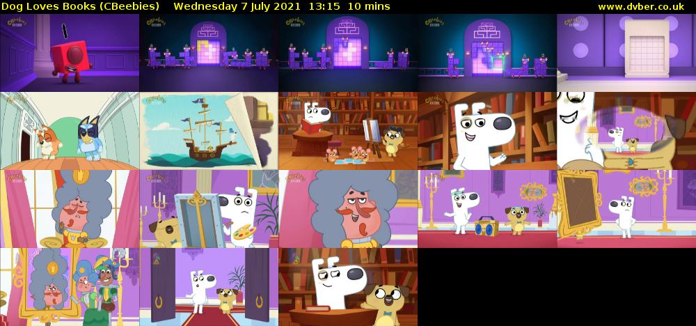 Dog Loves Books (CBeebies) Wednesday 7 July 2021 13:15 - 13:25