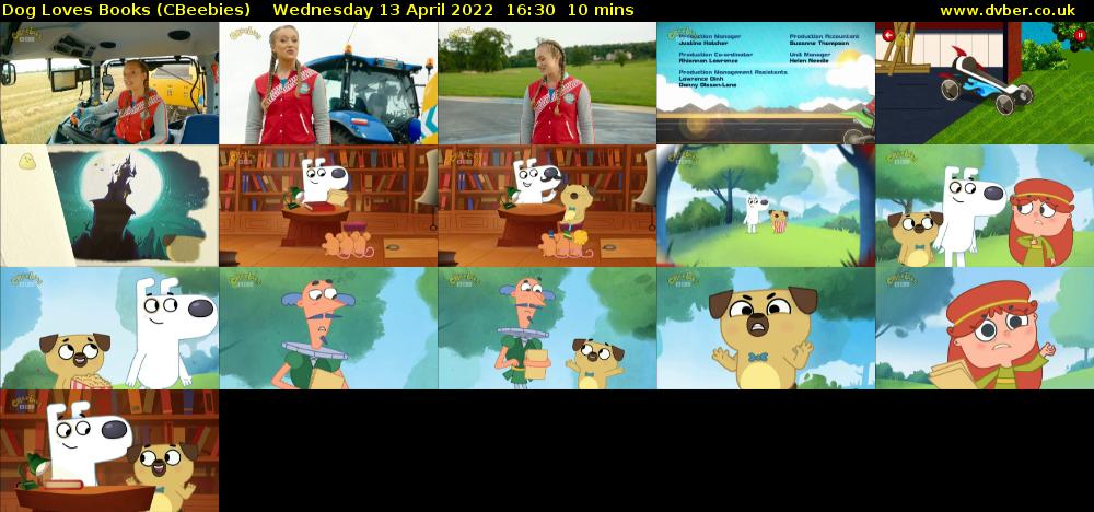 Dog Loves Books (CBeebies) Wednesday 13 April 2022 16:30 - 16:40