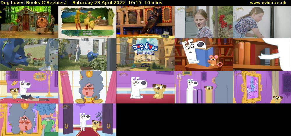 Dog Loves Books (CBeebies) Saturday 23 April 2022 10:15 - 10:25