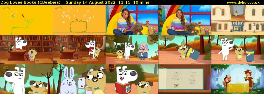 Dog Loves Books (CBeebies) Sunday 14 August 2022 11:15 - 11:25