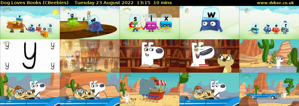 Dog Loves Books (CBeebies) Tuesday 23 August 2022 13:15 - 13:25