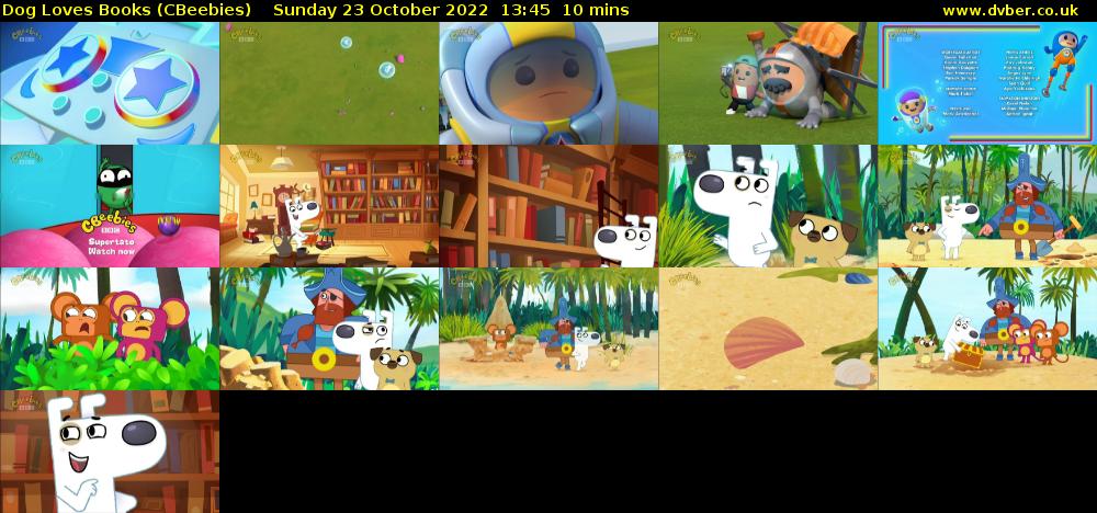 Dog Loves Books (CBeebies) Sunday 23 October 2022 13:45 - 13:55