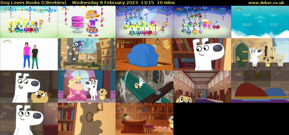Dog Loves Books (CBeebies) Wednesday 8 February 2023 13:15 - 13:25
