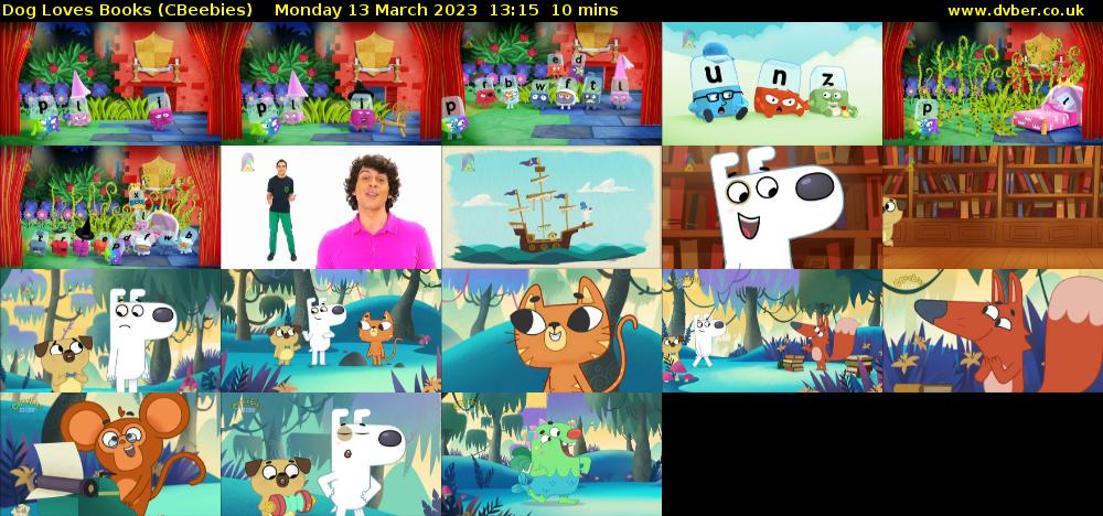 Dog Loves Books (CBeebies) Monday 13 March 2023 13:15 - 13:25