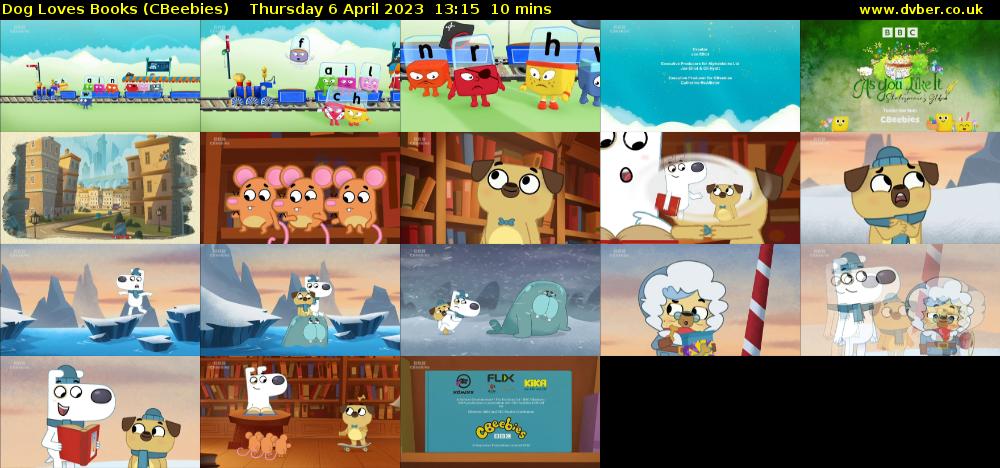 Dog Loves Books (CBeebies) Thursday 6 April 2023 13:15 - 13:25