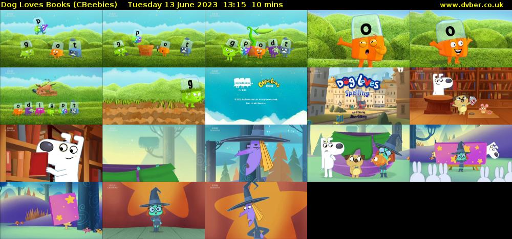 Dog Loves Books (CBeebies) Tuesday 13 June 2023 13:15 - 13:25