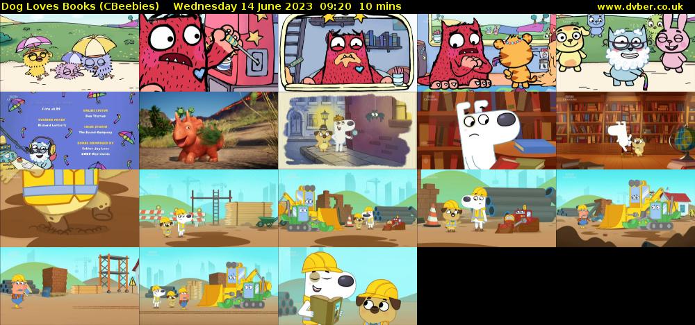 Dog Loves Books (CBeebies) Wednesday 14 June 2023 09:20 - 09:30
