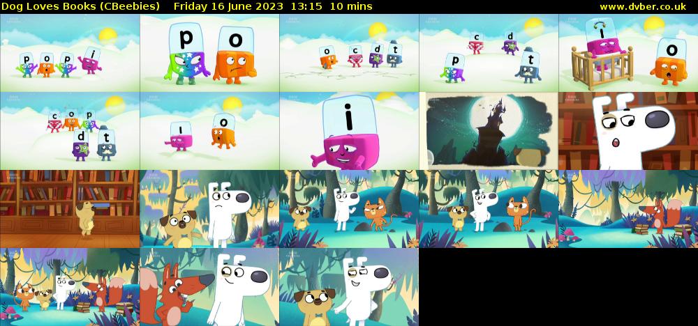 Dog Loves Books (CBeebies) Friday 16 June 2023 13:15 - 13:25