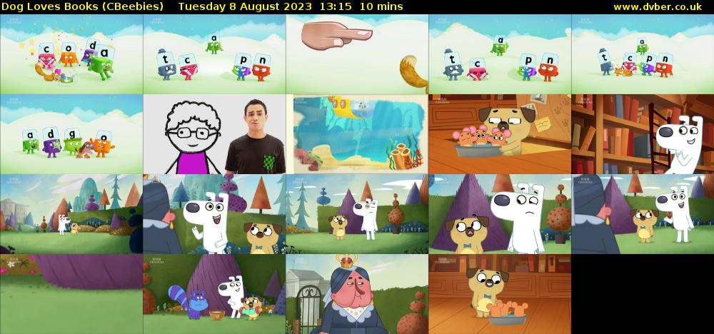 Dog Loves Books (CBeebies) Tuesday 8 August 2023 13:15 - 13:25