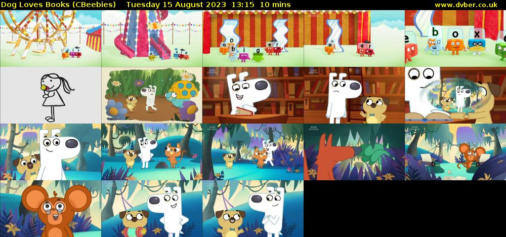 Dog Loves Books (CBeebies) Tuesday 15 August 2023 13:15 - 13:25