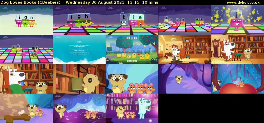 Dog Loves Books (CBeebies) Wednesday 30 August 2023 13:15 - 13:25