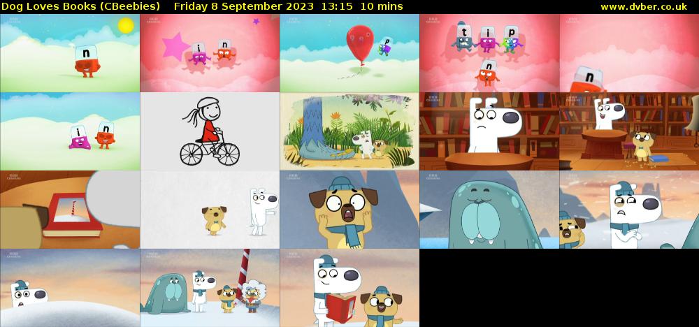 Dog Loves Books (CBeebies) Friday 8 September 2023 13:15 - 13:25