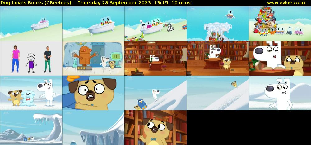 Dog Loves Books (CBeebies) Thursday 28 September 2023 13:15 - 13:25