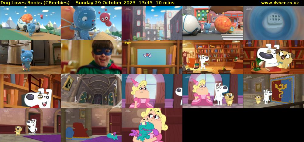 Dog Loves Books (CBeebies) Sunday 29 October 2023 13:45 - 13:55