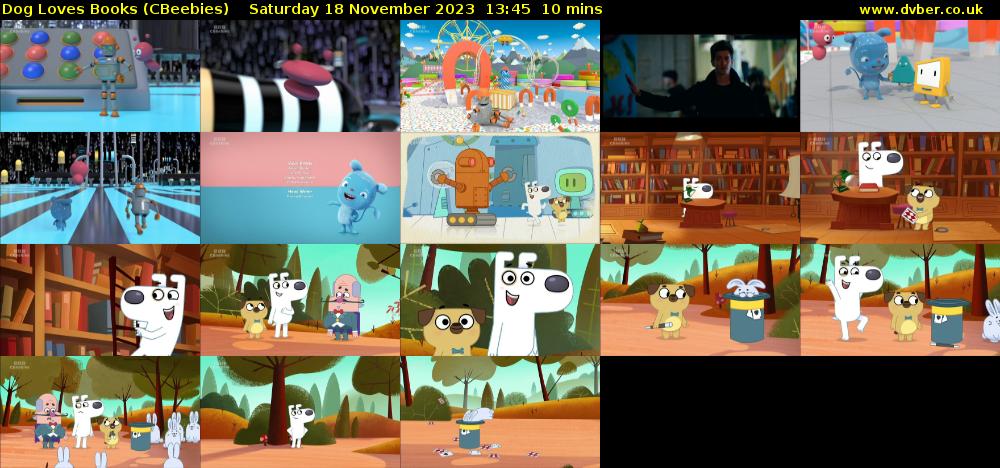 Dog Loves Books (CBeebies) Saturday 18 November 2023 13:45 - 13:55