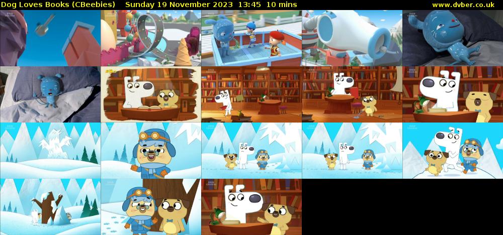 Dog Loves Books (CBeebies) Sunday 19 November 2023 13:45 - 13:55
