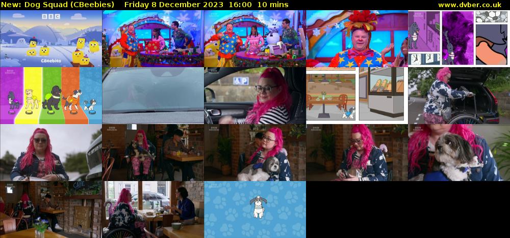 Dog Squad (CBeebies) Friday 8 December 2023 16:00 - 16:10