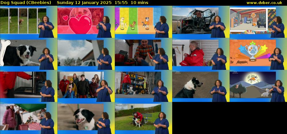 Dog Squad (CBeebies) Sunday 12 January 2025 15:55 - 16:05