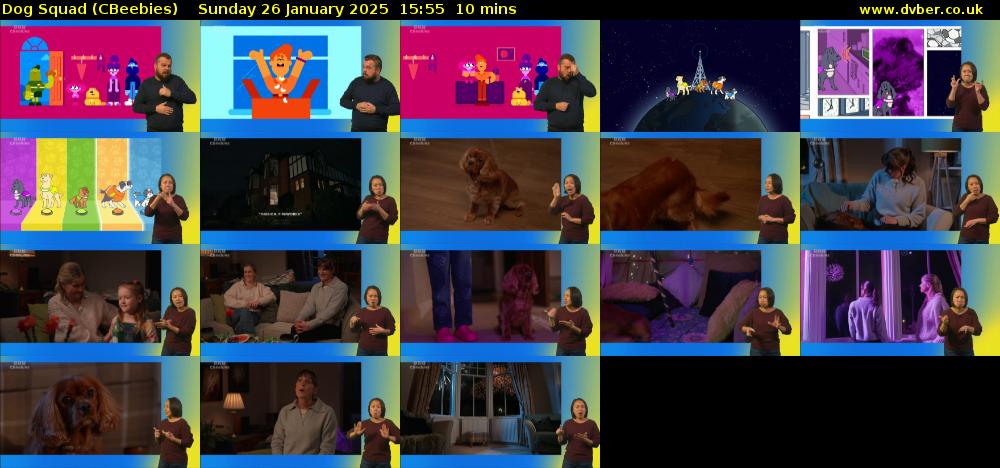 Dog Squad (CBeebies) Sunday 26 January 2025 15:55 - 16:05