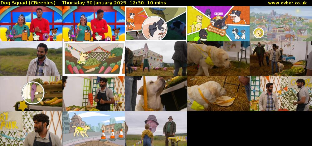 Dog Squad (CBeebies) Thursday 30 January 2025 12:30 - 12:40