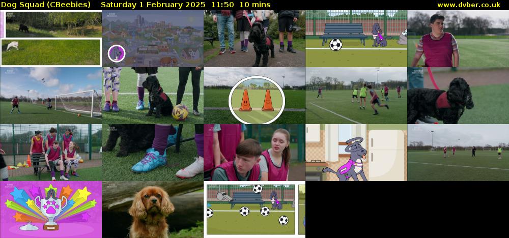 Dog Squad (CBeebies) Saturday 1 February 2025 11:50 - 12:00