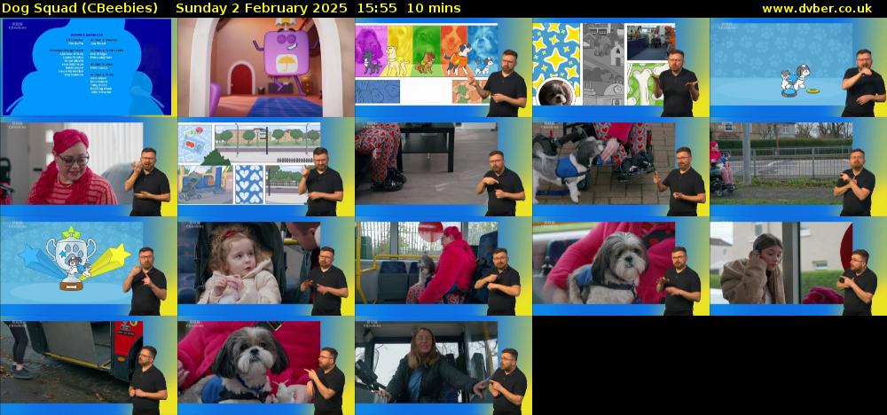 Dog Squad (CBeebies) Sunday 2 February 2025 15:55 - 16:05