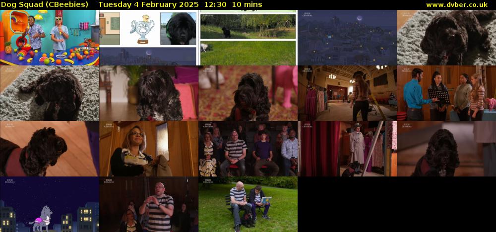 Dog Squad (CBeebies) Tuesday 4 February 2025 12:30 - 12:40