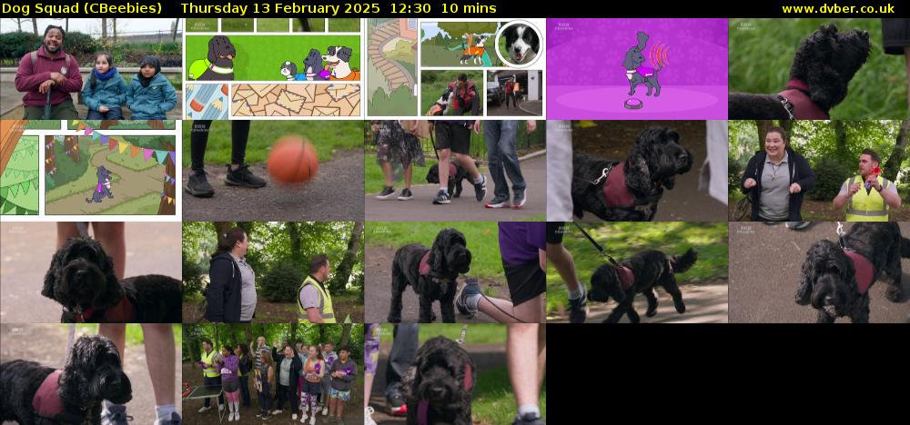 Dog Squad (CBeebies) Thursday 13 February 2025 12:30 - 12:40