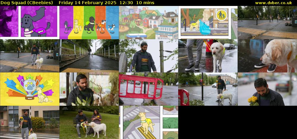Dog Squad (CBeebies) Friday 14 February 2025 12:30 - 12:40