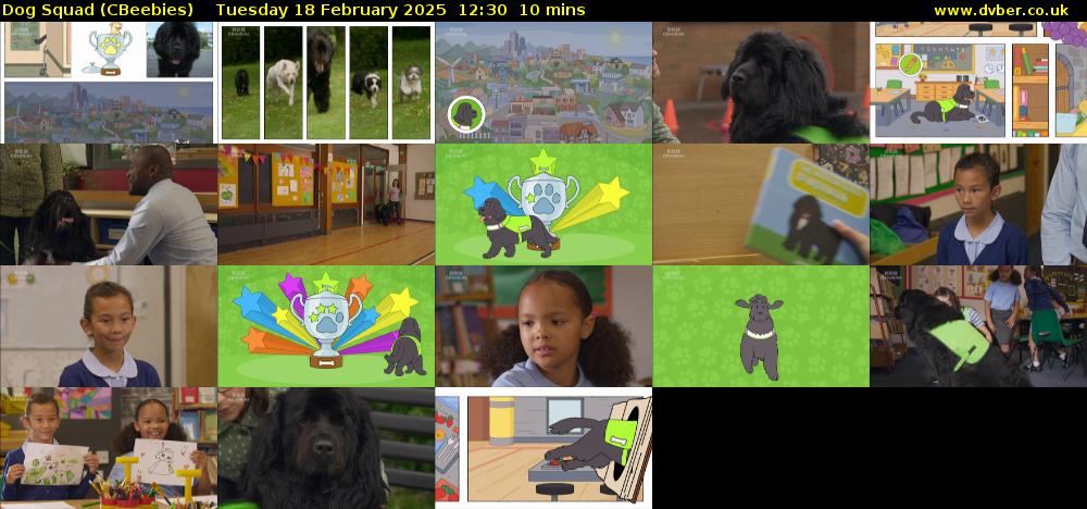 Dog Squad (CBeebies) Tuesday 18 February 2025 12:30 - 12:40
