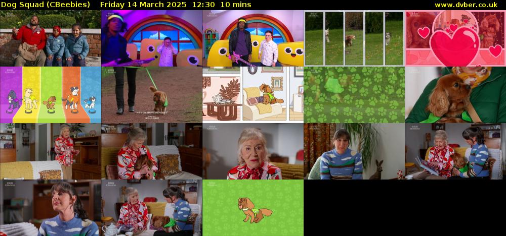 Dog Squad (CBeebies) Friday 14 March 2025 12:30 - 12:40