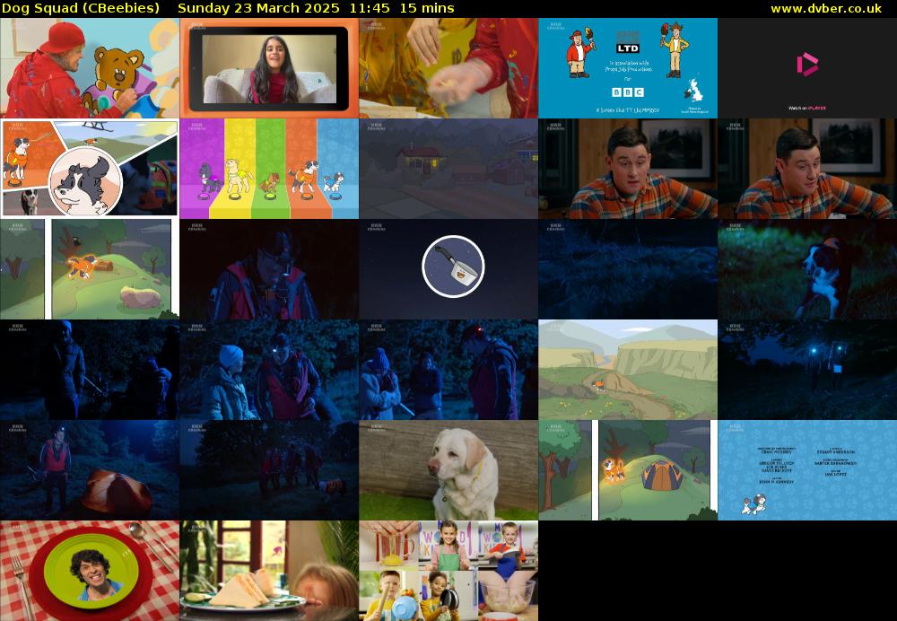 Dog Squad (CBeebies) Sunday 23 March 2025 11:45 - 12:00