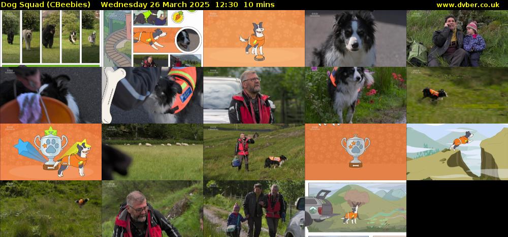 Dog Squad (CBeebies) Wednesday 26 March 2025 12:30 - 12:40
