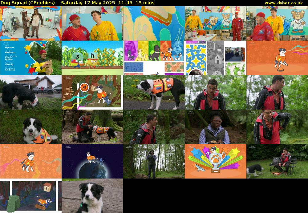 Dog Squad (CBeebies) Saturday 17 May 2025 11:45 - 12:00