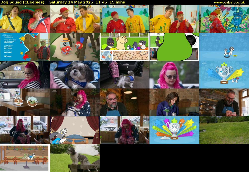 Dog Squad (CBeebies) Saturday 24 May 2025 11:45 - 12:00