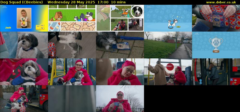 Dog Squad (CBeebies) Wednesday 28 May 2025 17:00 - 17:10