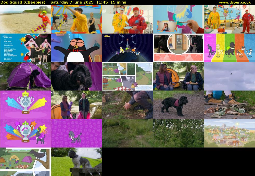 Dog Squad (CBeebies) Saturday 7 June 2025 11:45 - 12:00